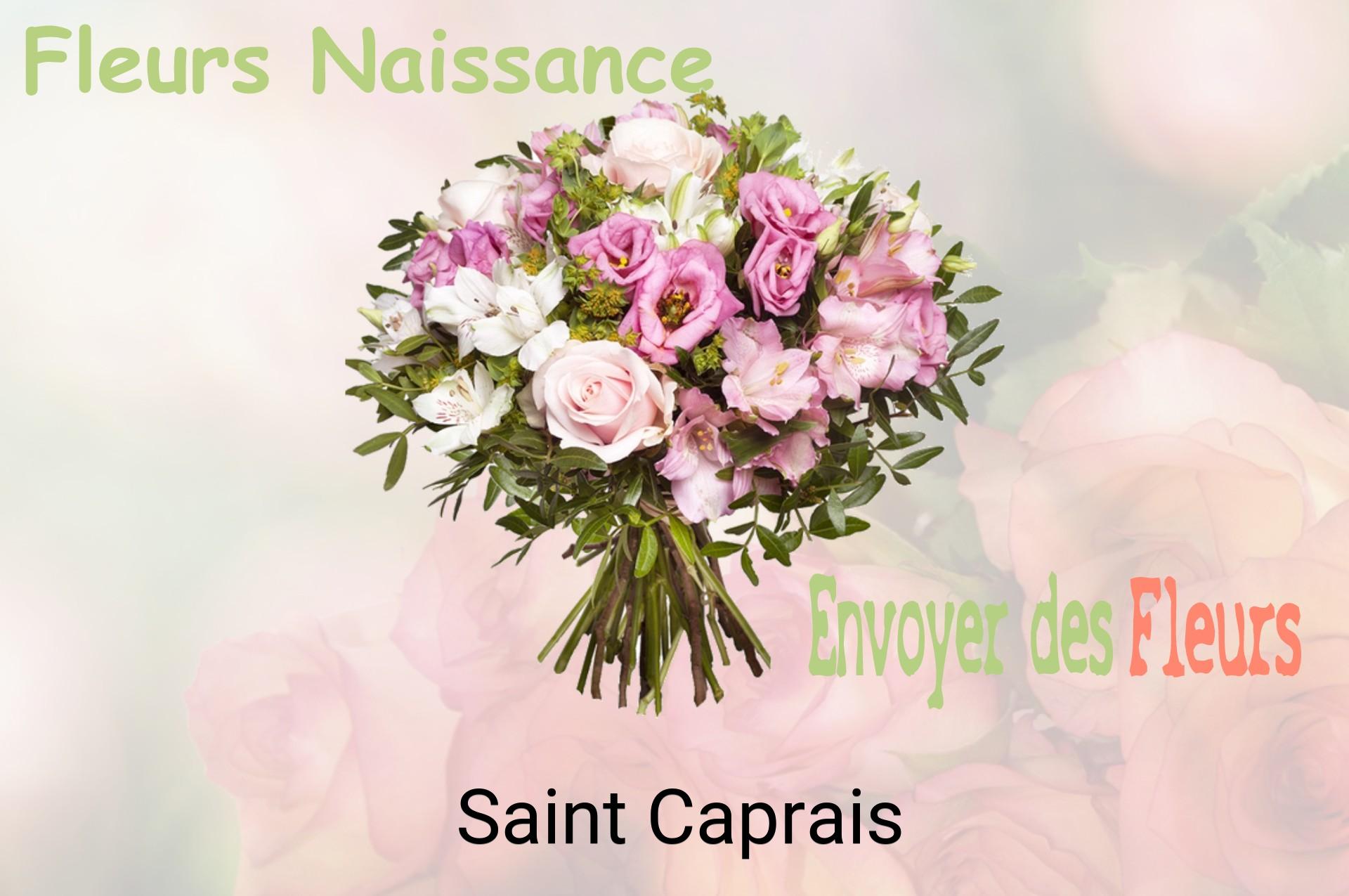 Bouquet de fleurs de naissance livré à Saint-Caprais